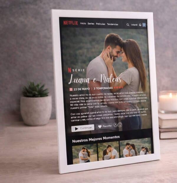 Cuadro Parejas Estilo “Netflix”