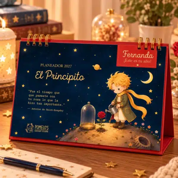 Planeador el principito Planeador de Mesa 2027 Personalizado – El Principito