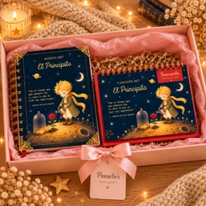 Caja de regalo acogedora de El Principito Kit El Principito 3 · Organiza tus días con magia 🌹✨