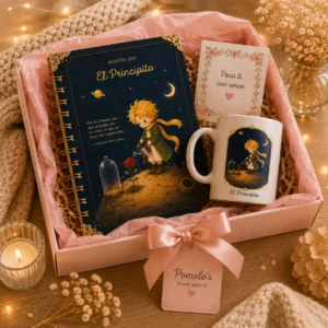 Kit El Principito 1 · Agenda 2027, Mug y Tarjeta Personalizada 🌹✨